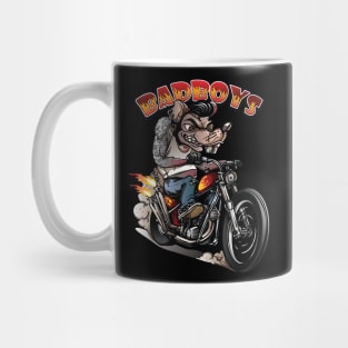 Bad Boys Rockabilly Rat Mug